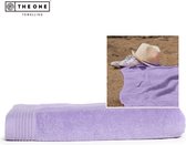 The One Towelling Classic Strandlaken - Strand handdoek - Hoge vochtopname - 100% Gekamd katoen - 100 x 180 cm - Lavendel
