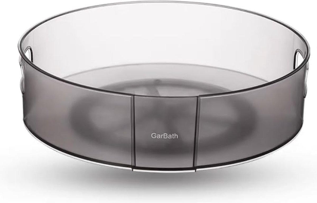 Draaibaar kruidenrek, organizer, draaiplateau, 360 graden draaiplateau, kruidenorganizer, antislip en stabiel, geschikt voor koelkast, keuken, badkamer, commode, kruidenrek en nog veel meer (26