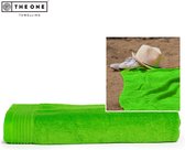 The One Towelling Classic Strandlaken - Strand handdoek - Hoge vochtopname - 100% Gekamd katoen - 100 x 180 cm - Limoengroen