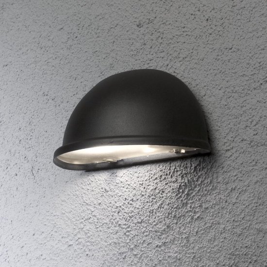 Konstsmide Torino - Wandlamp kwartrond flush klein - 230V - E14
