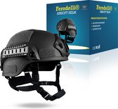 Ferodelli Airsoft Helm - Masker - Paintball - Tactical Helm - Accesoires - Leger - Helmet Kleding - Zwart