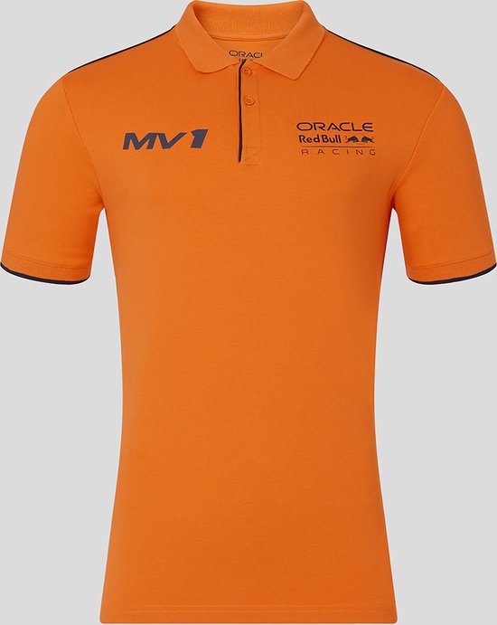 Oracle Red Bull Racing Max Verstappen Oranje Polo 2024 XXXL - Formule 1