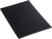 Rillstab A4 - avec 10 pochettes - extérieur transparent - album show - noir - chemise de présentation - étanche