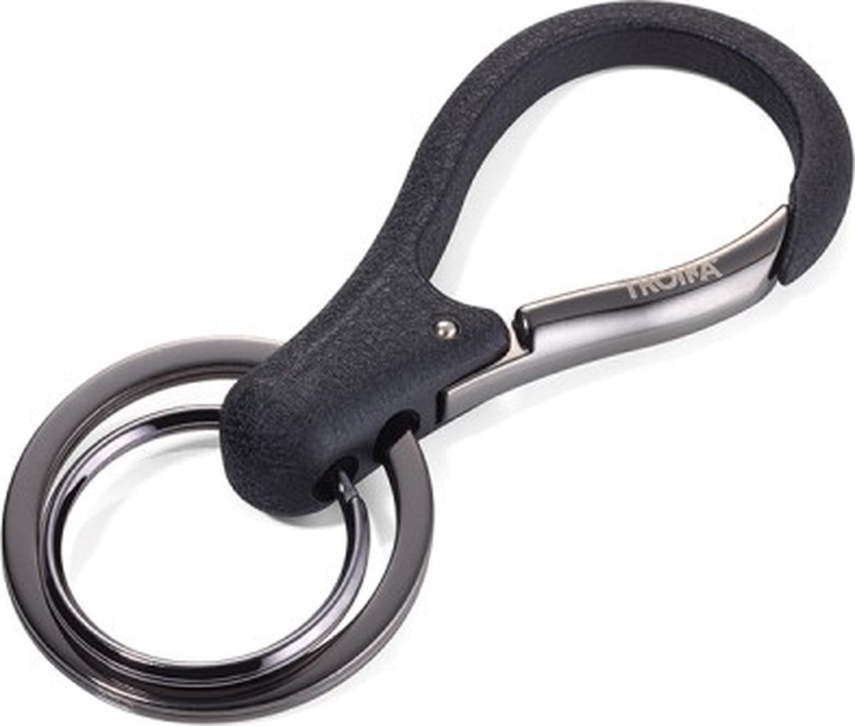 TROIKA KR17-09/GM sleutelhanger & huls Zwart