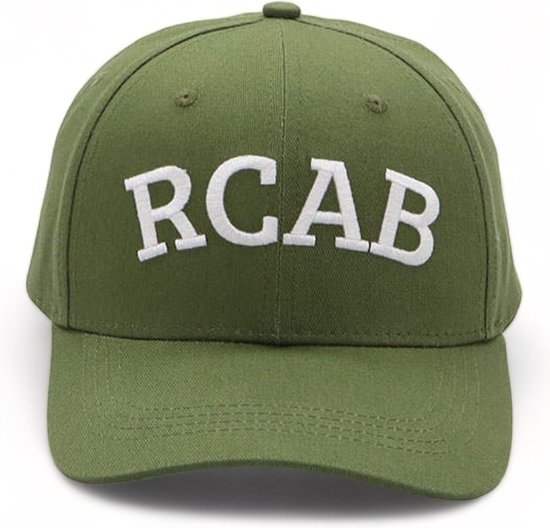 RCAB Herenpetten - Ademend & Hoogwaardig Katoen Baseball Cap - Petten Voor Zonbescherming - Cap Van Natuurlijk Materiaal - Groene Pet