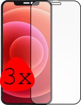 Screenprotector Geschikt voor iPhone 12 Pro Max Screenprotector Beschermglas Full Cover - Screenprotector Geschikt voor iPhone 12 Pro Max Screen Protector Full Cover - 3 Stuks