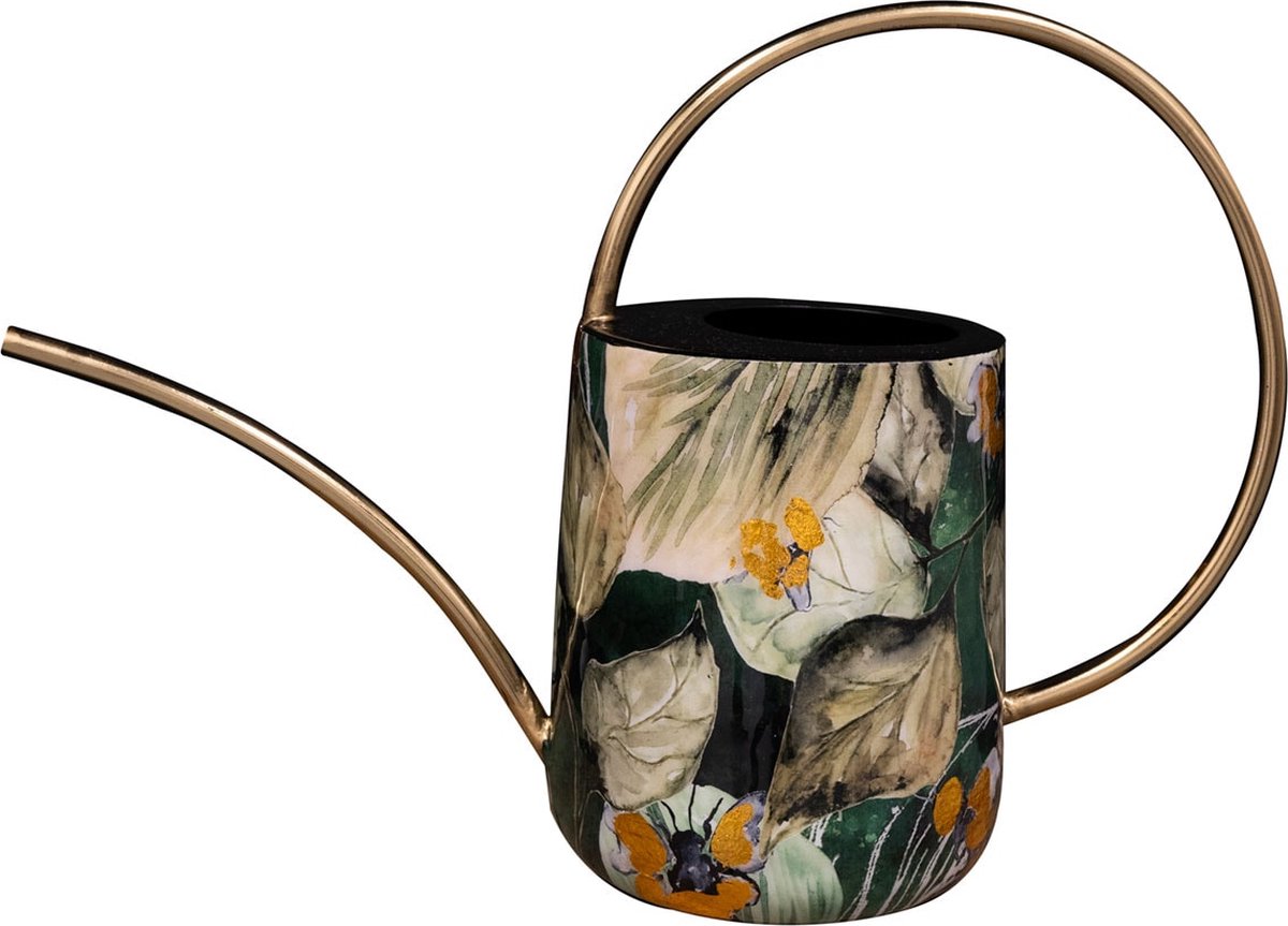 TS Collection - Gieter Bee green 1.8L - 14x38x26 - Metaal & Epoxy - Exclusieve woonitems voor binnen - Handgemaakt - Unieke print - Designed by Lammie