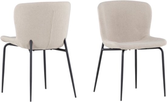 Drammen Eetkamerstoel - Set van 2 - Beige