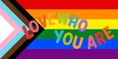 Progress Pride Spandoek - Love Who You Are 60x120cm