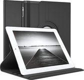 Draaibare Bookcase - Geschikt voor oude iPad Hoes 2e, 3e, 4e Generatie - 9.7 inch (2011,2012) Zwart