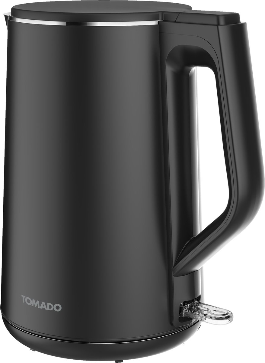 Tomado TWK1708B - Waterkoker - 1,5 liter - Dubbelwandig - 2200 watt - BPA vrij - Matzwart — afbeelding 4