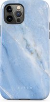 BURGA Telefoonhoesje voor iPhone 12 PRO MAX - Schokbestendige Hardcase Hoesje - Fluffy Clouds