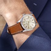 B&S Leren Horlogeband Luxury - Barenia Cognac Brown - 20mm