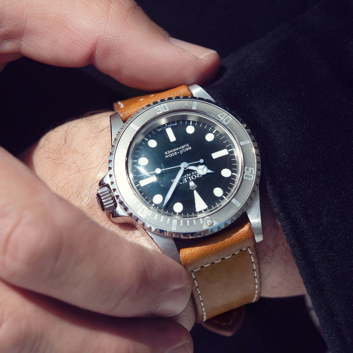 BS Leren Horlogeband Luxury - Gilt Brown - 20mm