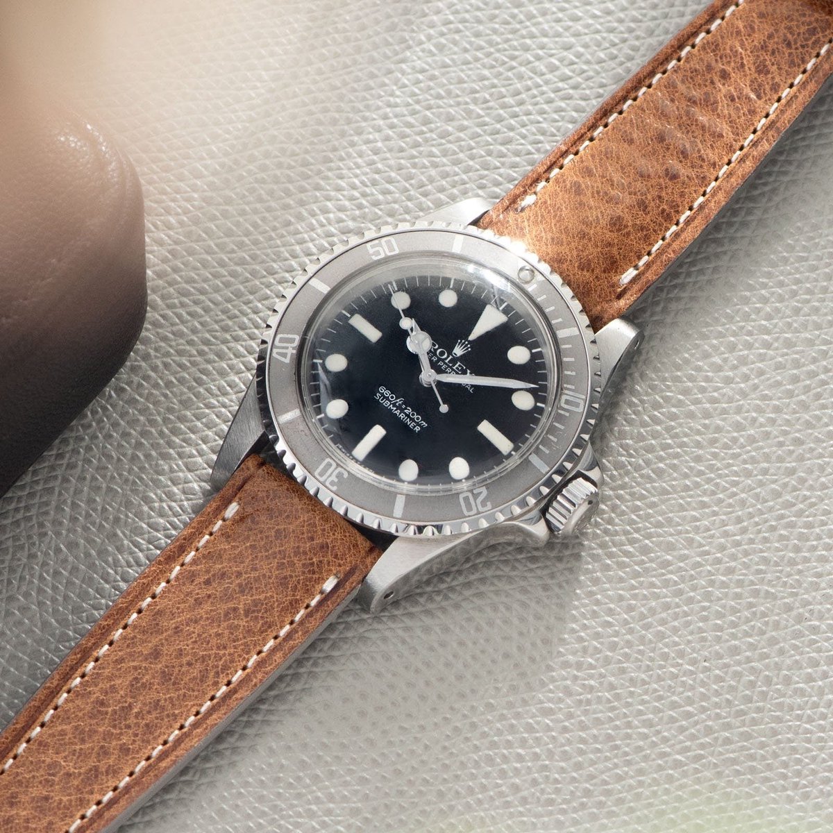 BS Leren Horlogeband Luxury - Bohémien Bruin - 20mm