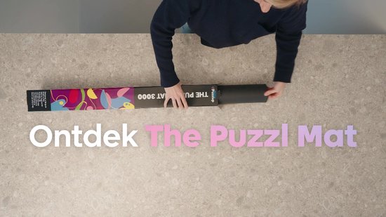 Puzzlup Puzzelmat 3000 stukjes – Satijnzacht, Antislip, Gebruiksvriendelijk – Biologisch afbreekbare verpakking – 140 x 95 cm
