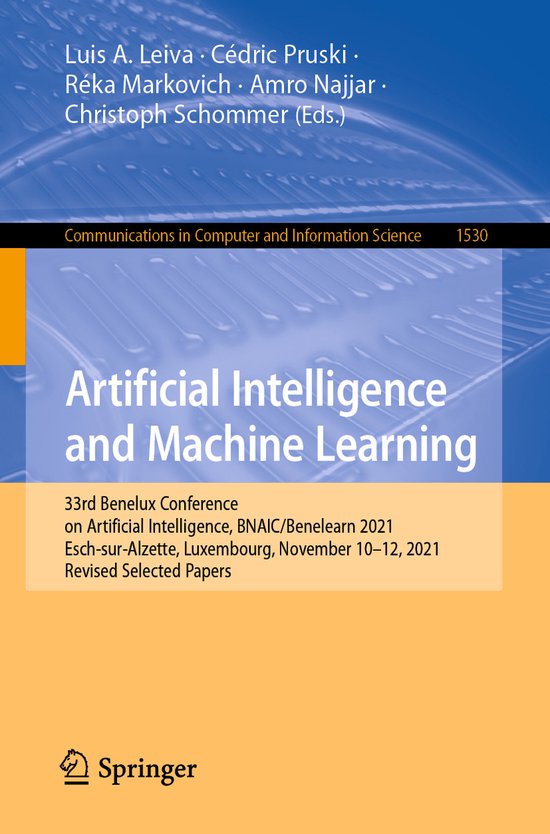 Communications in Computer and Information Science1530- Arti ... - cover