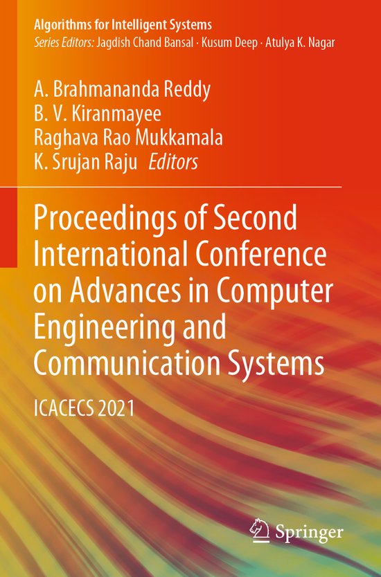 Algorithms for Intelligent Systems- Proceedings of Second In ... - cover