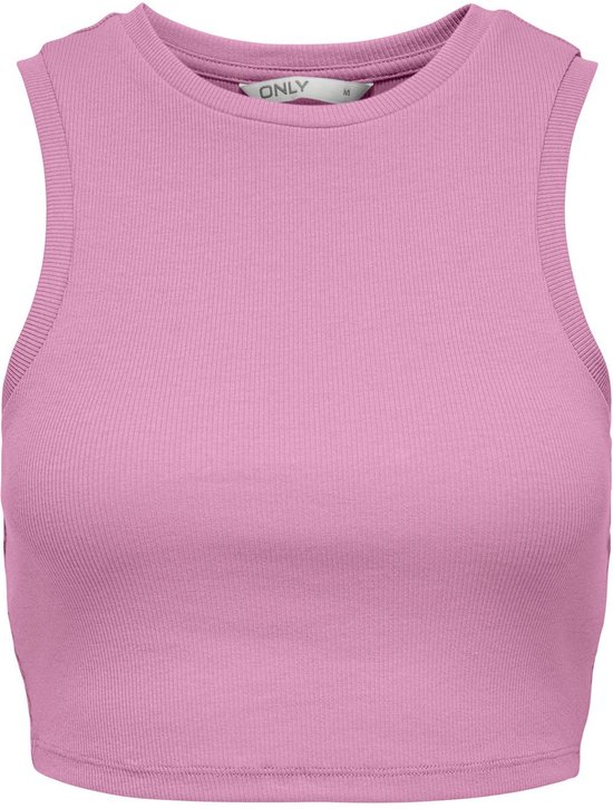 Only Top Onlvilma S/l Cropped Tank Top Jrs N 15282771 Begonia Pink Dames Maat - XS