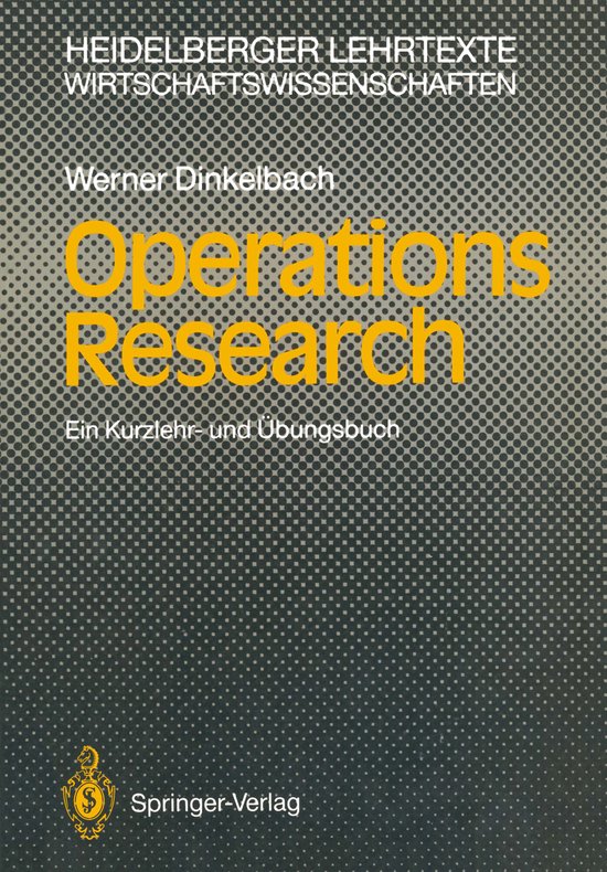 Operations Research - cover