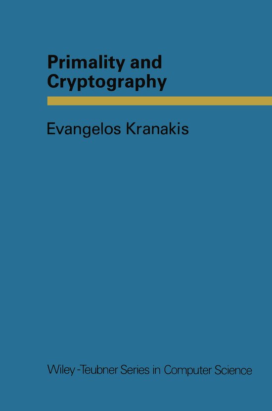 Series in Computer Science- Primality and Cryptography - cover