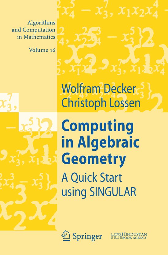 Computing in Algebraic Geometry - cover