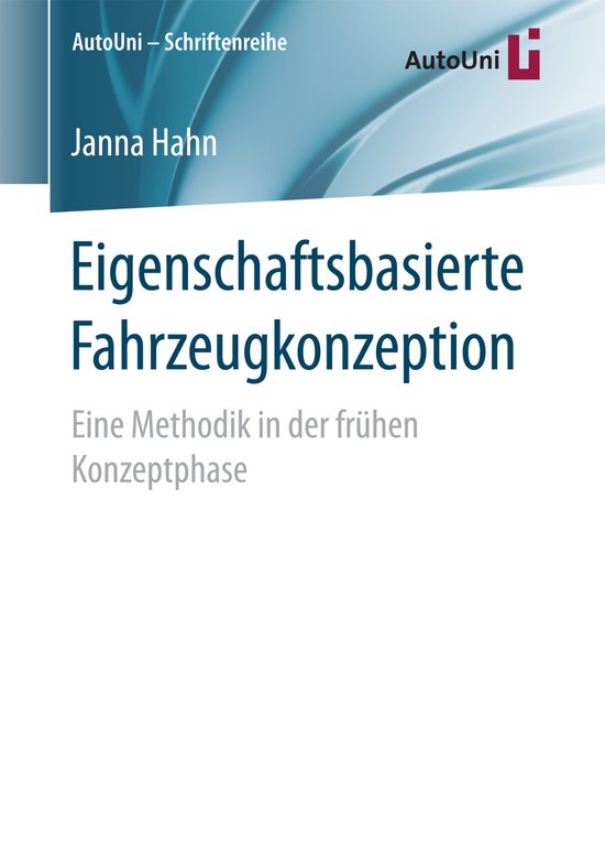 Eigenschaftsbasierte Fahrzeugkonzeption - cover