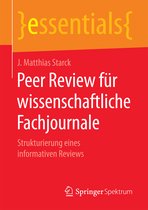essentials- Peer Review für wissenschaftliche Fachjournale
