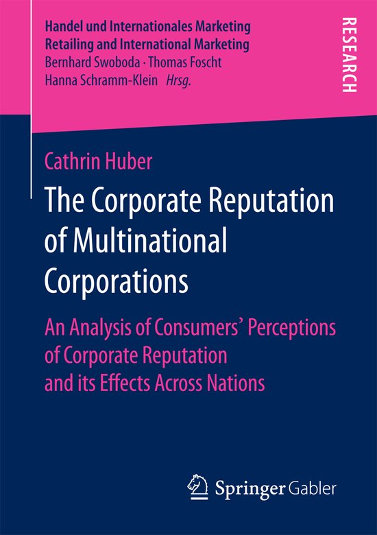 The Corporate Reputation of Multinational Corporations - cover