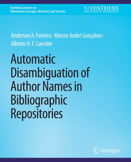 Synthesis Lectures on Information Concepts, Retrieval, and S ... - cover