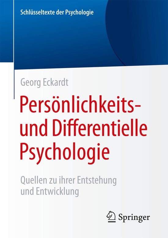 Persönlichkeits Und Differentielle Psychologie