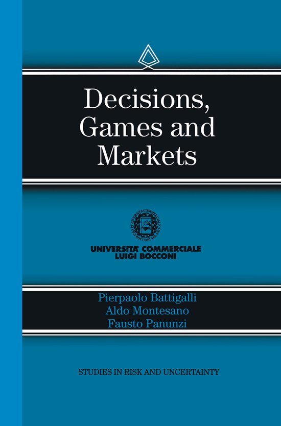 Decisions, Games and Markets - cover