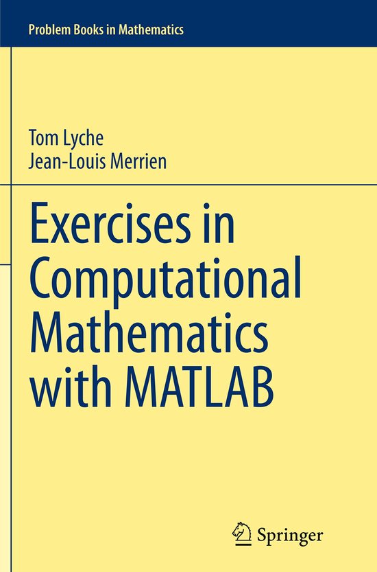 Exercises in Computational Mathematics With Matlab - cover