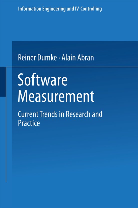 Information Engineering und IV-Controlling- Software Measure ... - cover