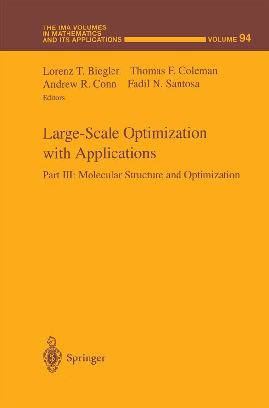 Large-Scale Optimization With Applications - cover