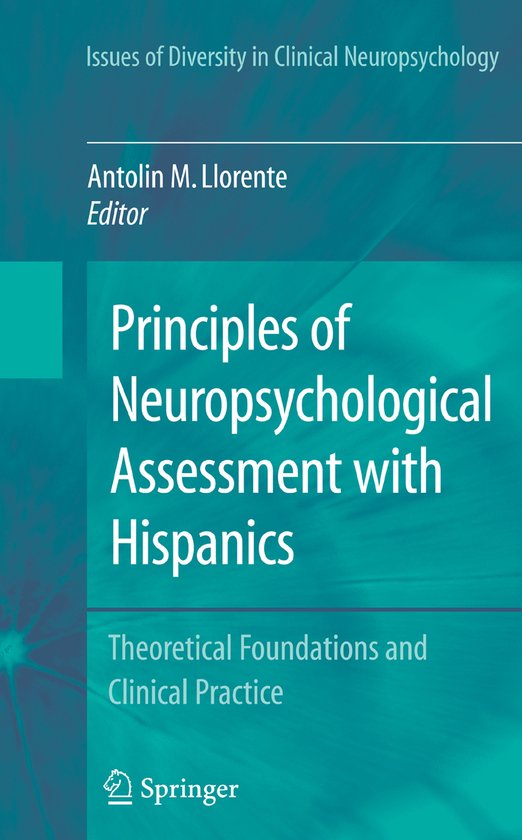 Principles of Neuropsychological Assessment with Hispanics - cover