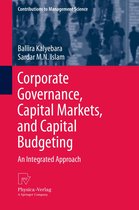 Corporate Governance Capital Markets and Capital Budgeting