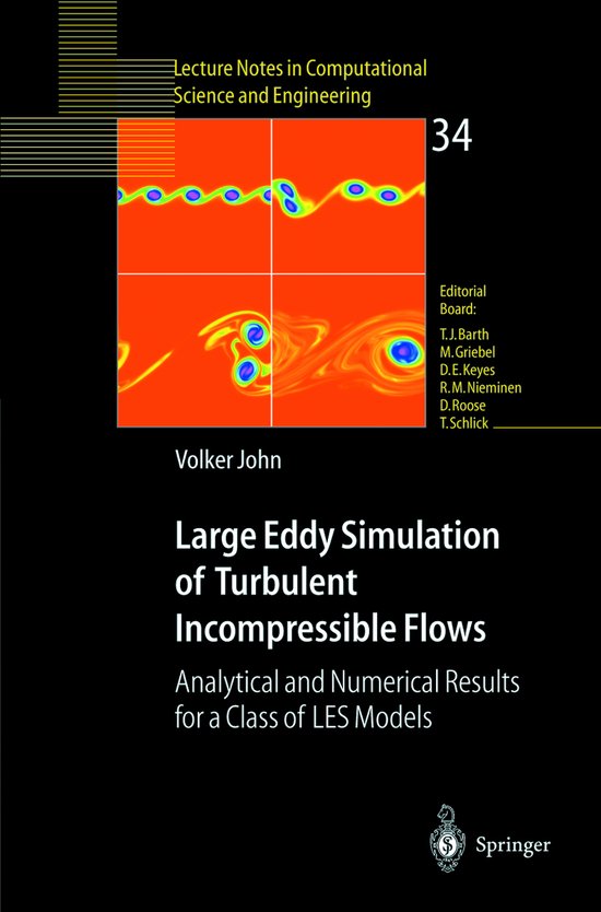Large Eddy Simulation of Turbulent Incompressible Flows - cover