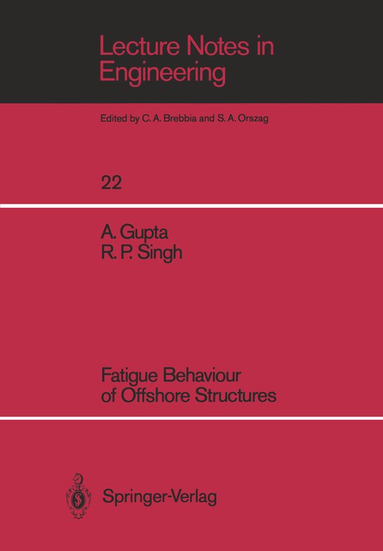Fatigue Behaviour of Offshore Structures - cover