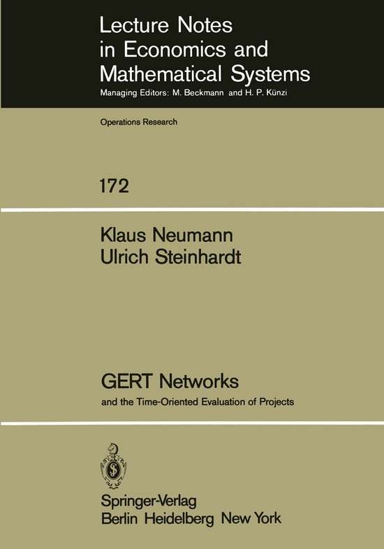 GERT Networks and the Time-Oriented Evaluation of Projects - cover