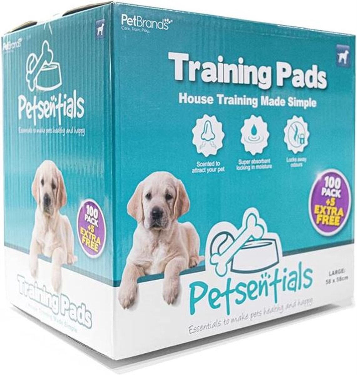 Petsentials Puppy Training Pads - 105 ST - Pet Sentials