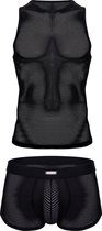 Sukrew Net Shorts + Net Vest Nightlife Black - Size L