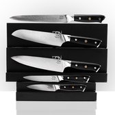 Coffret complet en acier damas Set Elegance - Coffret de couteaux japonais - 67 couches - VDN