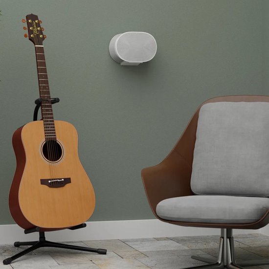 SANUS WSWME31-W2 Wall Mount - Muurbeugel voor luidspreker - Geschikt voor Sonos ERA 300 - Wit van Sanus — afbeelding 5