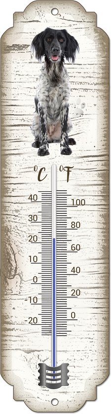 Thermometer: Grote Münsterländer | Hondenras | Temperatuur binnen en buiten | -25 tot +45C