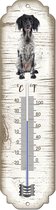 Thermomètre: Limier / race de chien / température intérieure et extérieure / -25 à + 45C