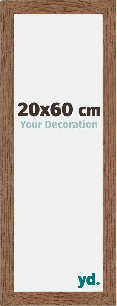 Your Decoration - Fotolijst 20x60 cm - MDF - Eiken Rustiek - Mura
