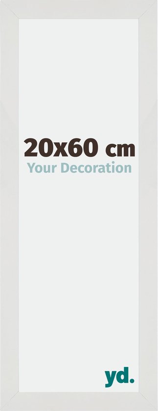 Cadre Photo Mura Your Decoration - 20x60cm - Wit Mat