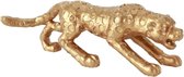 Ornament - Luipaard - Glitter Goud - Small - 16 cm