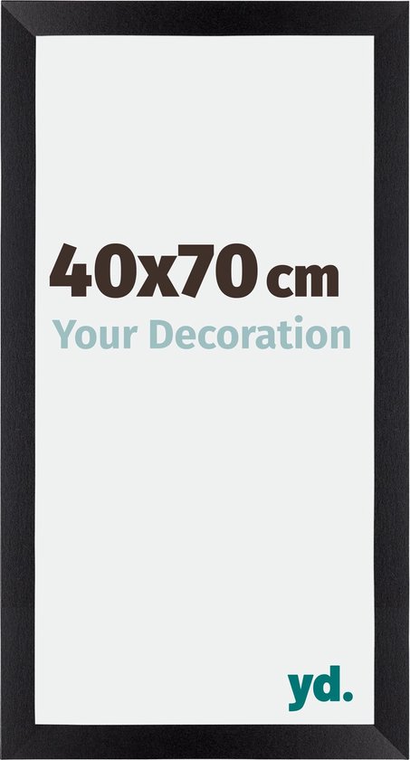 Cadre Photo Mura Your Decoration - 40x70cm - Zwart Mat